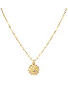 Collier Astromania Cancer en Laiton doré