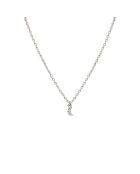 Collier en laiton Lily Lune argenté/zirconium