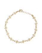 Pulsera Ophélie de latón dorado