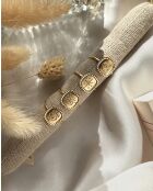 Gold Eye Mini Oracle koperen ring