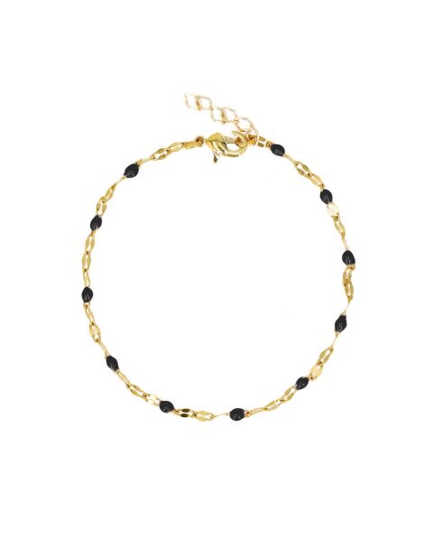 TuttiFrutti Armband aus goldenem und schwarzem Messing
