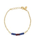 Bracciale Holy Gold in ottone/lapislazzuli