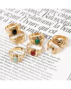 Bague Thaïs Croix en Laiton doré