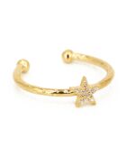 Lily Gold Star ring in verguld messing