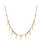 Collana Camille in ottone dorato