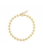 Goldenes Augenarmband aus Messing