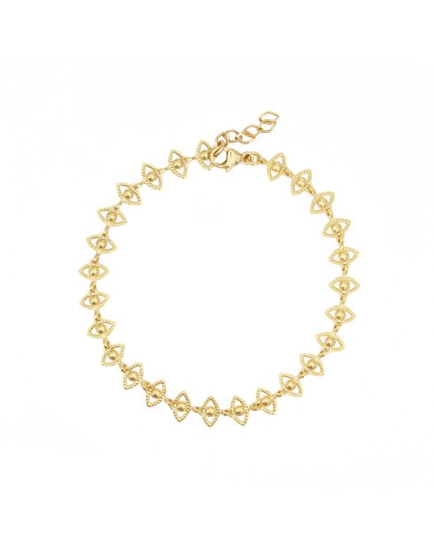 Goldenes Augenarmband aus Messing