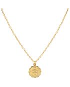 Astromania gouden koperen vishalsketting