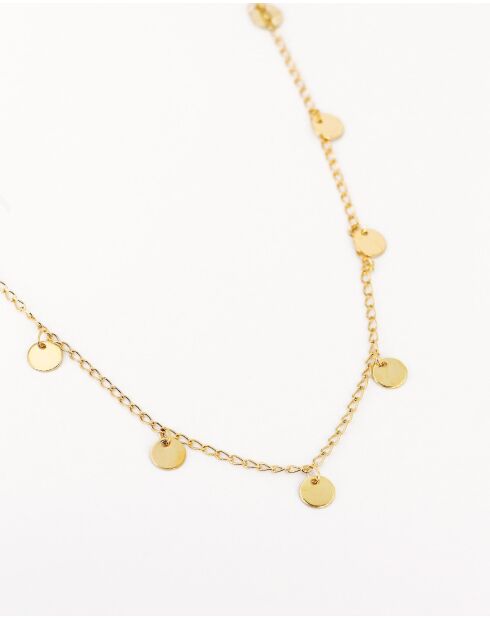 Collana Indra in ottone dorato