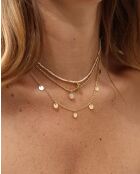 Collana Indra in ottone dorato