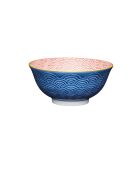 Bol en céramique à motif Arc bleu KitchenCraft - D.16 cm