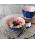 Bol en céramique à motif Arc bleu KitchenCraft - D.16 cm