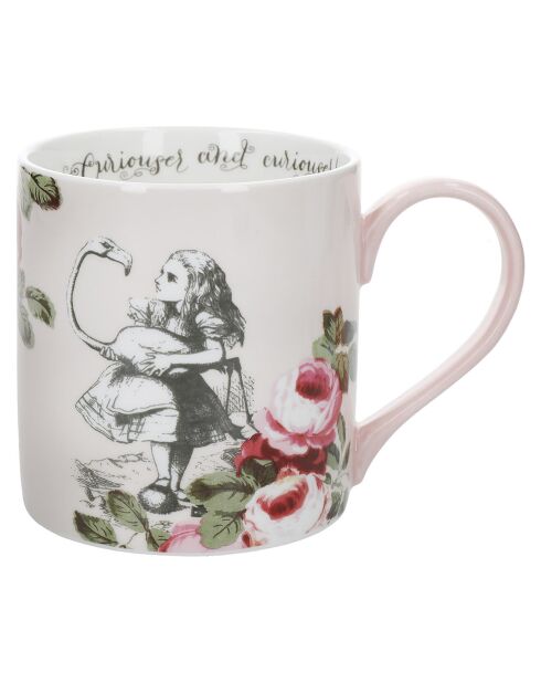 2 Mugs en Céramique Alice au pays des Merveilles multicolores - 380 ml