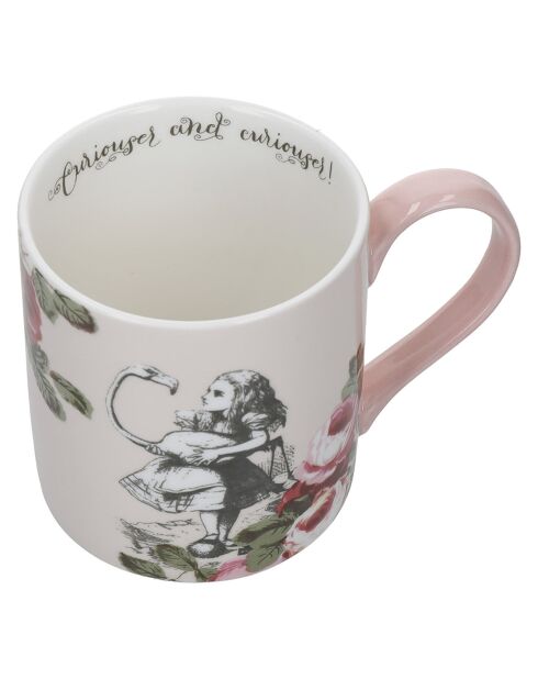 2 Mugs en Céramique Alice au pays des Merveilles multicolores - 380 ml