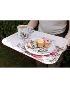 Grand plateau rectangulaire Alice au pays des Merveilles rose - 32x43 cm