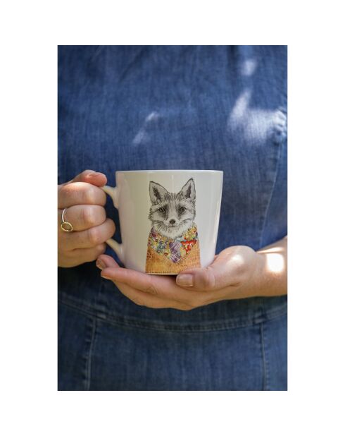 Mug en porcelaine fine Mikasa Tipperleyhill blanc - 380ml