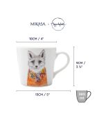 Mug en porcelaine fine Mikasa Tipperleyhill blanc - 380ml