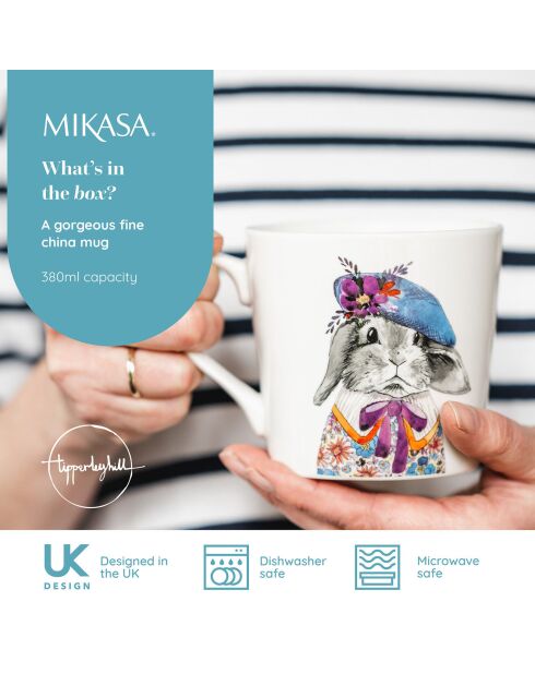 Tasse en Porcelaine Mikasa x Tipperleyhill multicolore - 380 ml