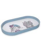 Plateau ovale Mikasa x Tipperleyhill blanc - 38x20.5x3 cm