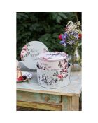 2 Alice in Wonderland roze/blauwe koekjesdozen