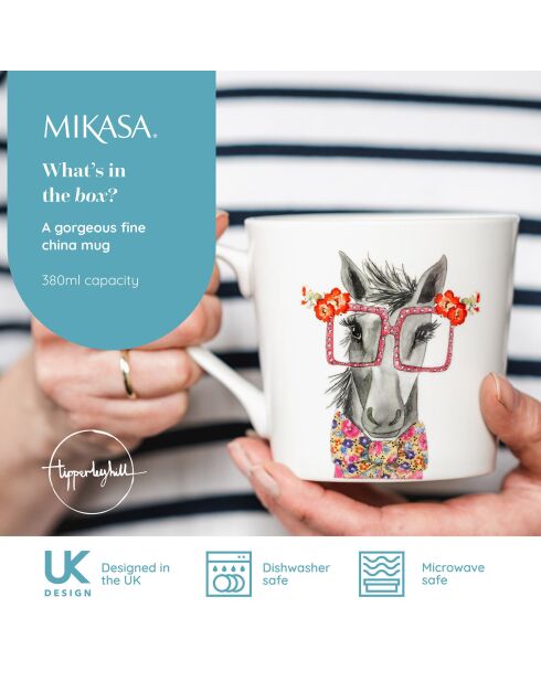 Tasse en Porcelaine Mikasa x Tipperleyhill multicolore - 380 ml