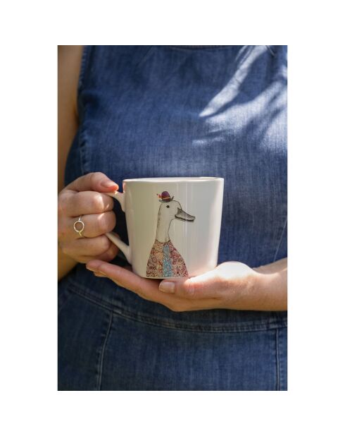 Mug en porcelaine fine Mikasa Tipperleyhill blanc - 380ml
