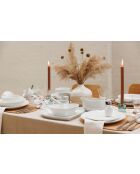 4 Ramequins en porcelaine Chalk blancs - D.9,5 cm