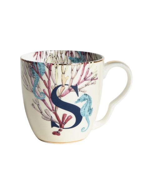 Tasse alphabet S multicolore - 400 ml