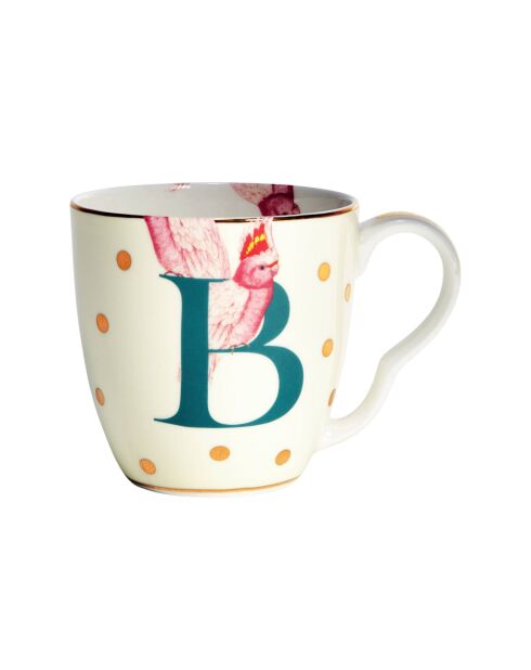 Bicchiere multicolore Alphabet B - 400ml