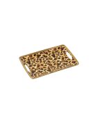 Klein meerkleurig dienblad met dierenprint - 30,5x19,1x2,5cm