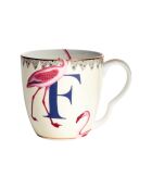 Tasse alphabet F multicolore - 400 ml