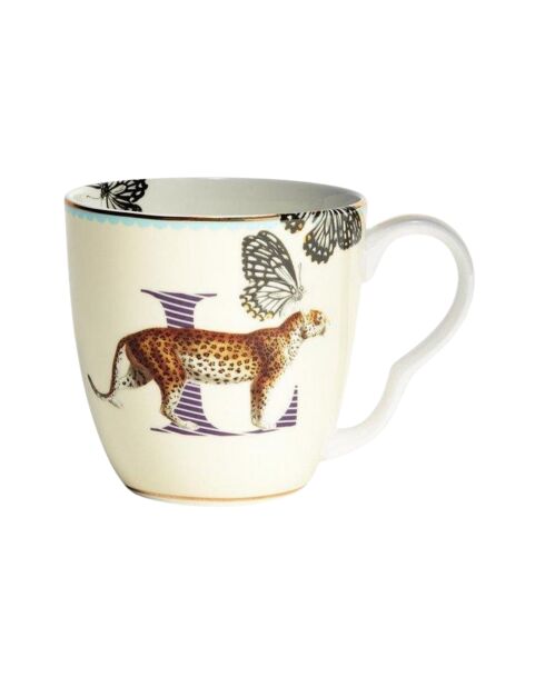 Tazza multicolore Alphabet L - 400 ml