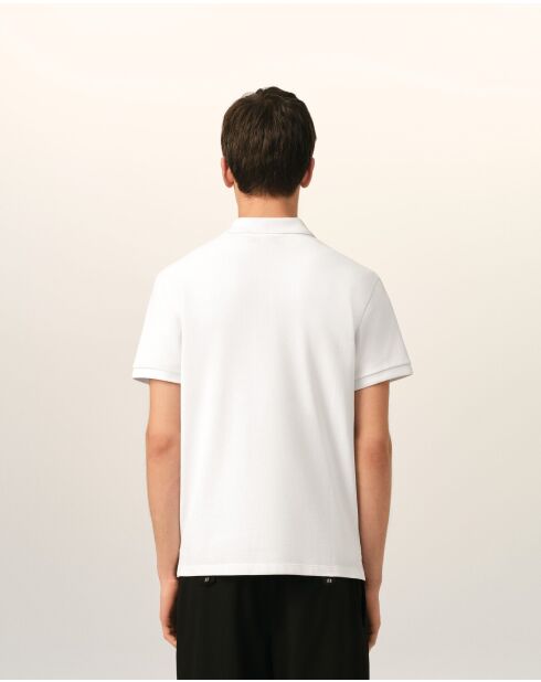 Polo en coton Ami de Cœur blanc rouge