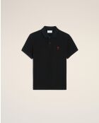 Polo en coton Ami de Cœur noir
