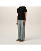 Polo en coton Ami de Cœur noir