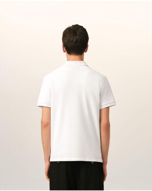 Polo en coton Ami de Cœur blanc rouge