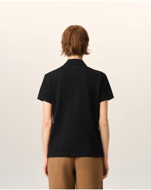 Polo en coton Ami de Cœur noir
