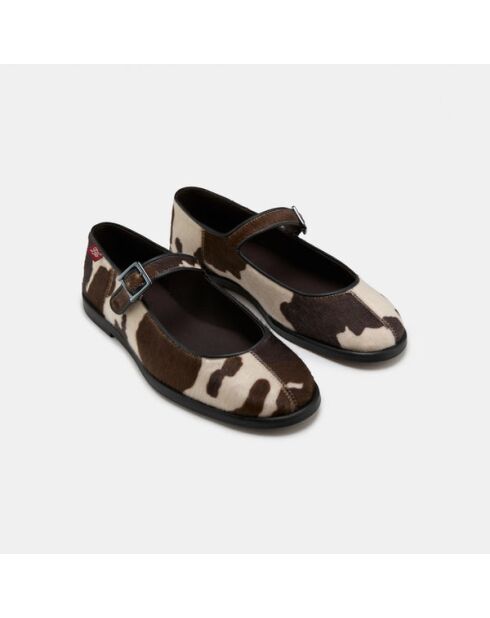 Ballerines Gaia vache