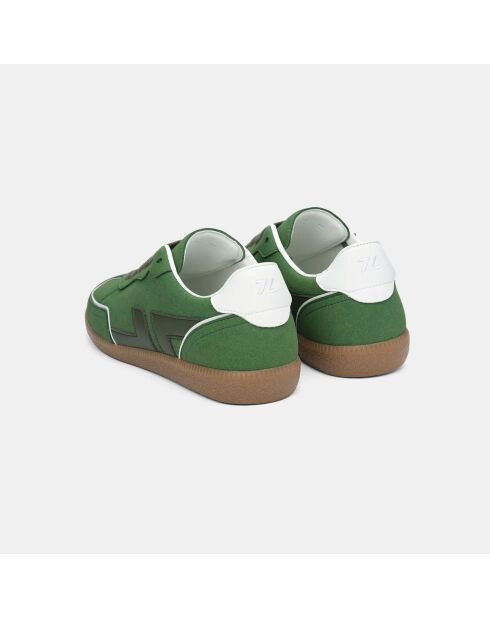 Baskets en suède Vegan Delta vertes