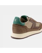 Sneakers Omega mocha/verde