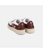 Baskets Olea bordeaux
