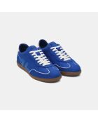 Baskets en daim végan Delta cobalt