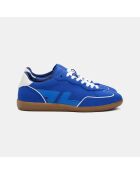 Baskets en daim végan Delta cobalt