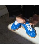 Baskets en daim végan Delta cobalt