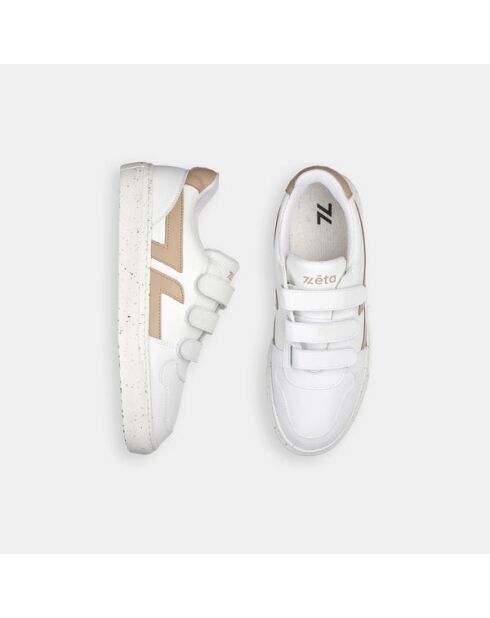 Baskets Velcro beiges
