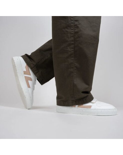 Baskets Velcro beiges