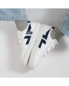 Baskets Velcro marine