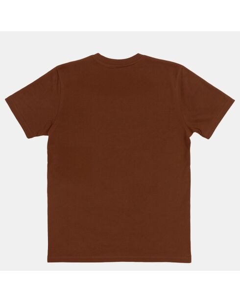 T-shirt en coton Textile chocolat