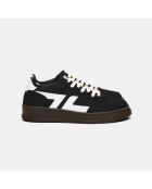 Sneakers Beta B3 nere in pelle scamosciata vegana