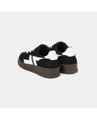 Sneakers Beta B3 nere in pelle scamosciata vegana
